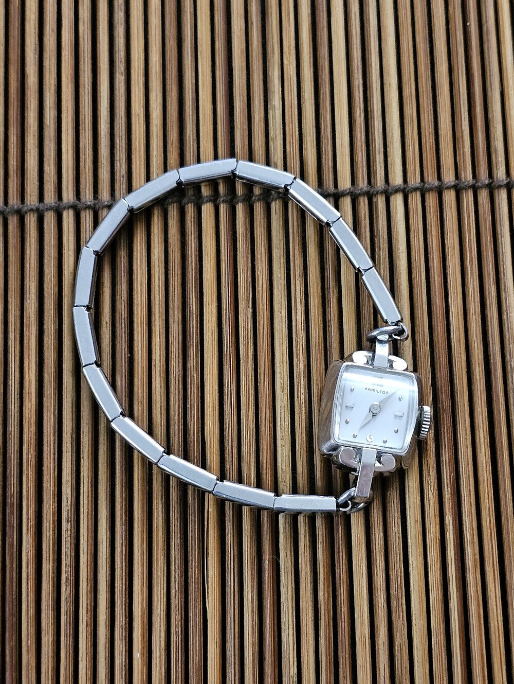 14k Hamilton 22 Jewels White Gold Watch (Vintage)